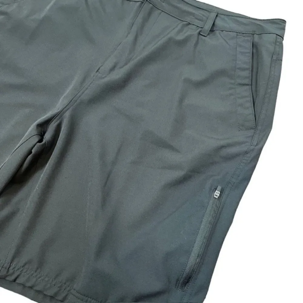 Gerry Men's Performance Pants Black Snap Zipper pockets Interior Drawstring 40‎